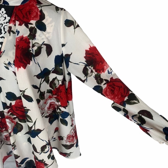 FLOWY & FLORAL Long Sleeve Mini Dress - Picture 12 of 13